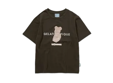 Bearbrick GELATO PIQUE Unisex One Point T-shrit "Grey"