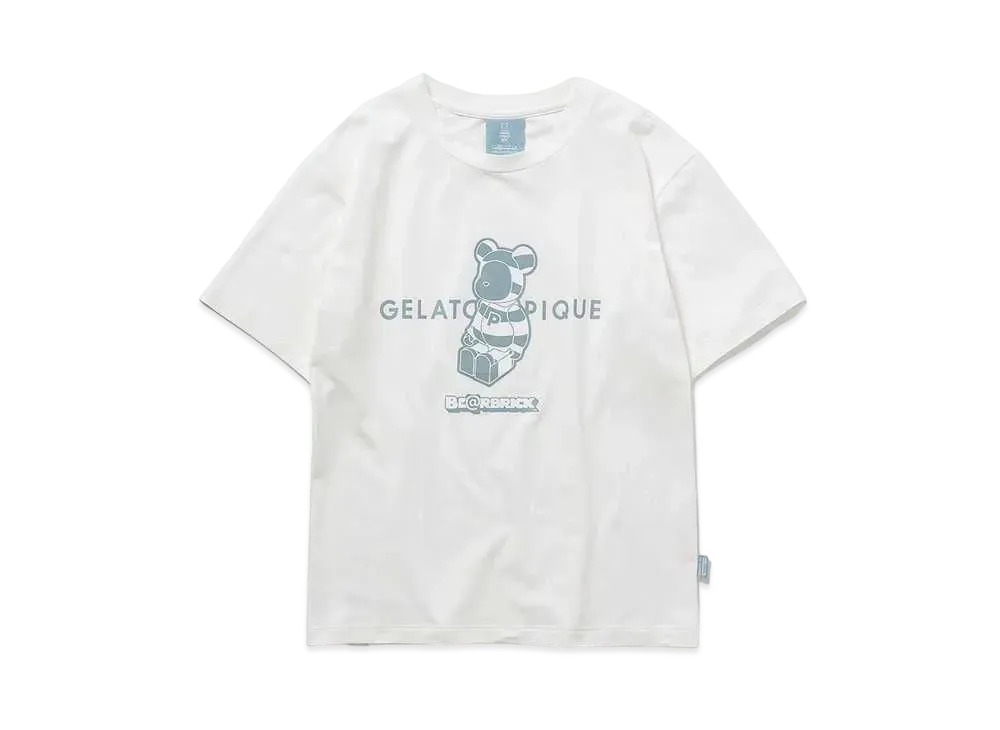 Bearbrick GELATO PIQUE Unisex One Point T-shrit "Off White"