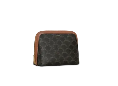 CELINE Medium Chain Bag in Triomphe Canvas "Tan"