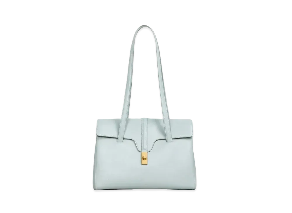 CELINE Medium Soft 16 Bag in Smooth Calfskin "Mineral" 