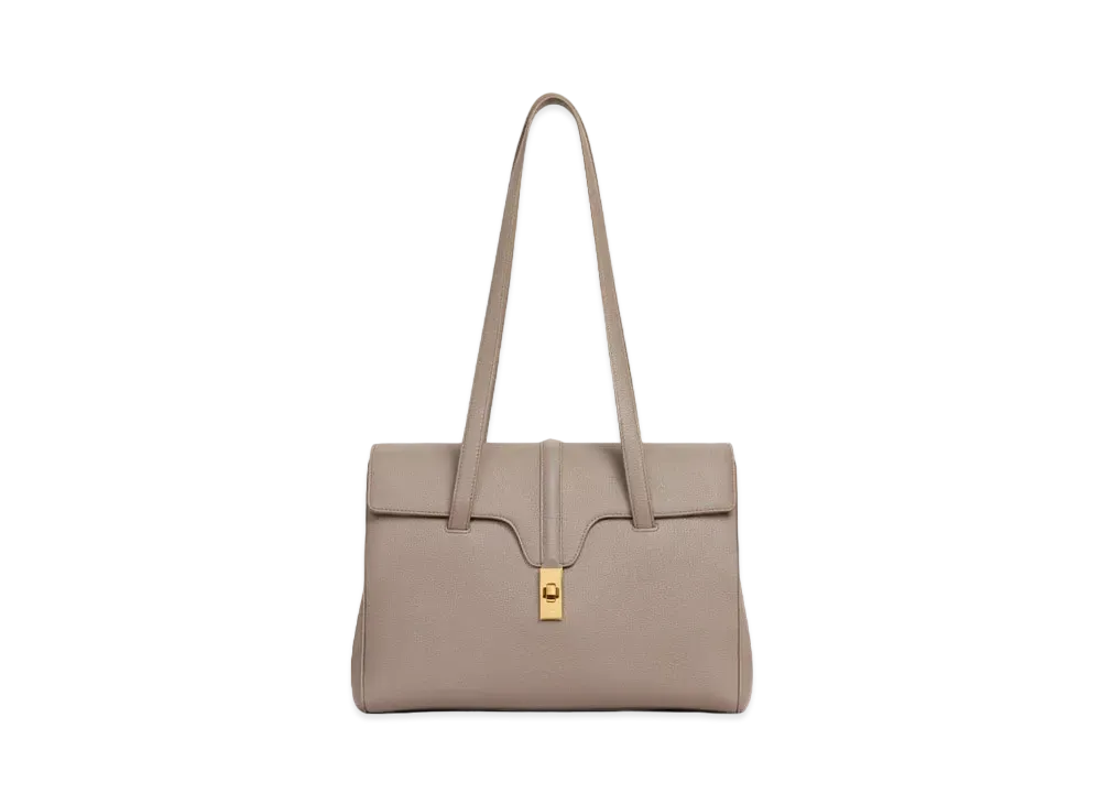 CELINE Medium Soft 16 Bag in Supple Grained Calfskin "Pebble"