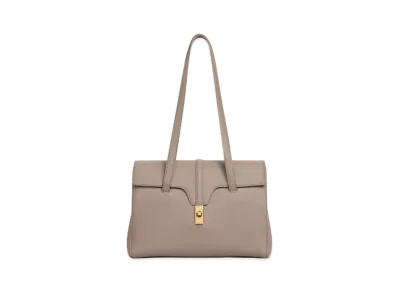 CELINE Medium Soft 16 Bag in Supple Grained Calfskin "Pebble"