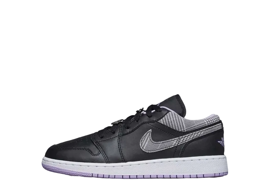 ナイキ GS エアジョーダン 1 ロー SE "ハウンドトゥース"