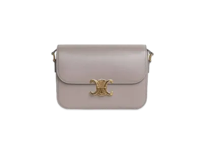 CELINE Medium Triomphe Bag in Shiny Calfskin "Pebble"