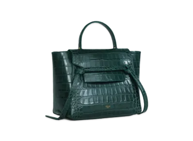 CELINE Micro Belt bag in Crocodile Embossed Calfskin "AMAZONE"