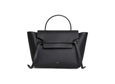 CELINE Mini Belt Bag in Grained Calfskin "Black"