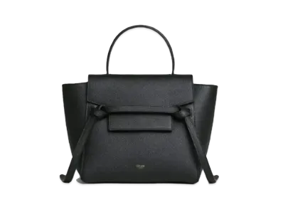 CELINE Nano Belt Bag in Grained Calfskin "Black"