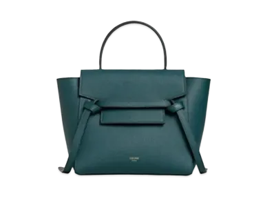 CELINE Nano Belt Bag in Grained Calfskin "Amazone"