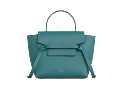 CELINE Nano Belt bag in Grained Calfskin "Prussian Blue"