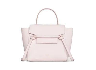 CELINE Nano Belt bag in Grained Calfskin "Pale Pink"