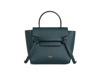 CELINE Pico Belt Bag in Grained Calfskin "Amazone"