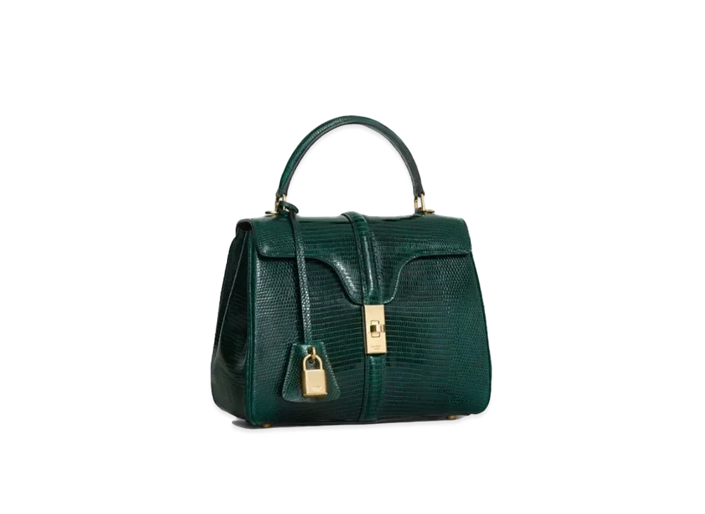 CELINE Small 16 Bag in Lizard "Amazone"
