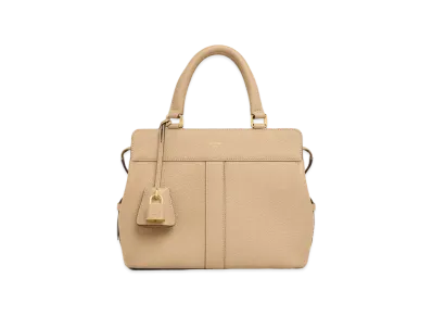 CELINE Small Cabas de France in Grained Calfskin "Dune"