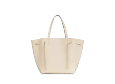 CELINE Small Cabas Phantom in Soft Grained Calfskin "Cream"