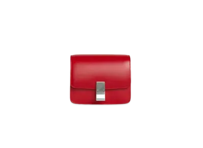 CELINE Small Classic Bag in Box Calfskin "Red"
