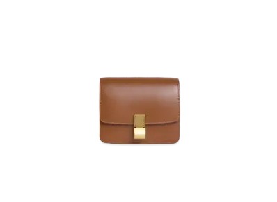 CELINE Small Classic Bag in Box Calfskin "Camel"