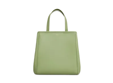 CELINE Small Folded Cabas in Grained Calfskin "Sage"