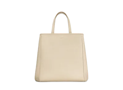 CELINE Small Folded Cabas in Grained Calfskin "Linen"