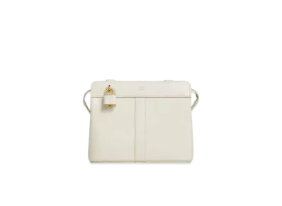 CELINE Teen Cabas de France in Shiny Calfskin "White"