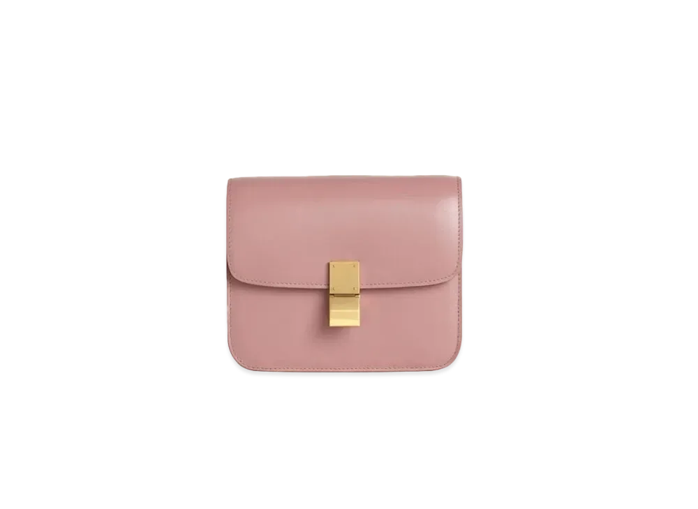 CELINE Teen Classic Bag in Box Calfskin "Antique Rose"