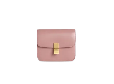 CELINE Teen Classic Bag in Box Calfskin "Antique Rose"