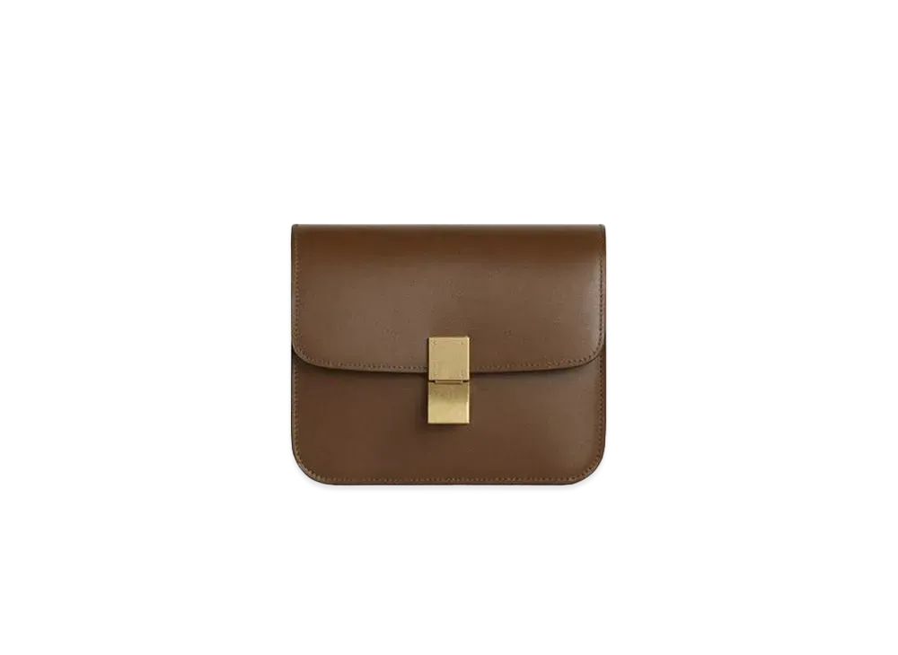 CELINE Teen Classic Bag in Box Calfskin "Camel"