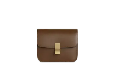 CELINE Teen Classic Bag in Box Calfskin "Camel"