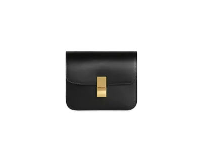 CELINE Teen Classic Bag in Box Calfskin "Black"