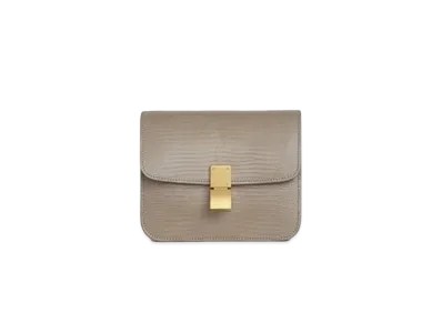 CELINE Teen Classic Bag in Lizard "Grege"