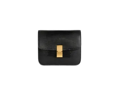 CELINE Teen Classic Bag in Lizard "Black"