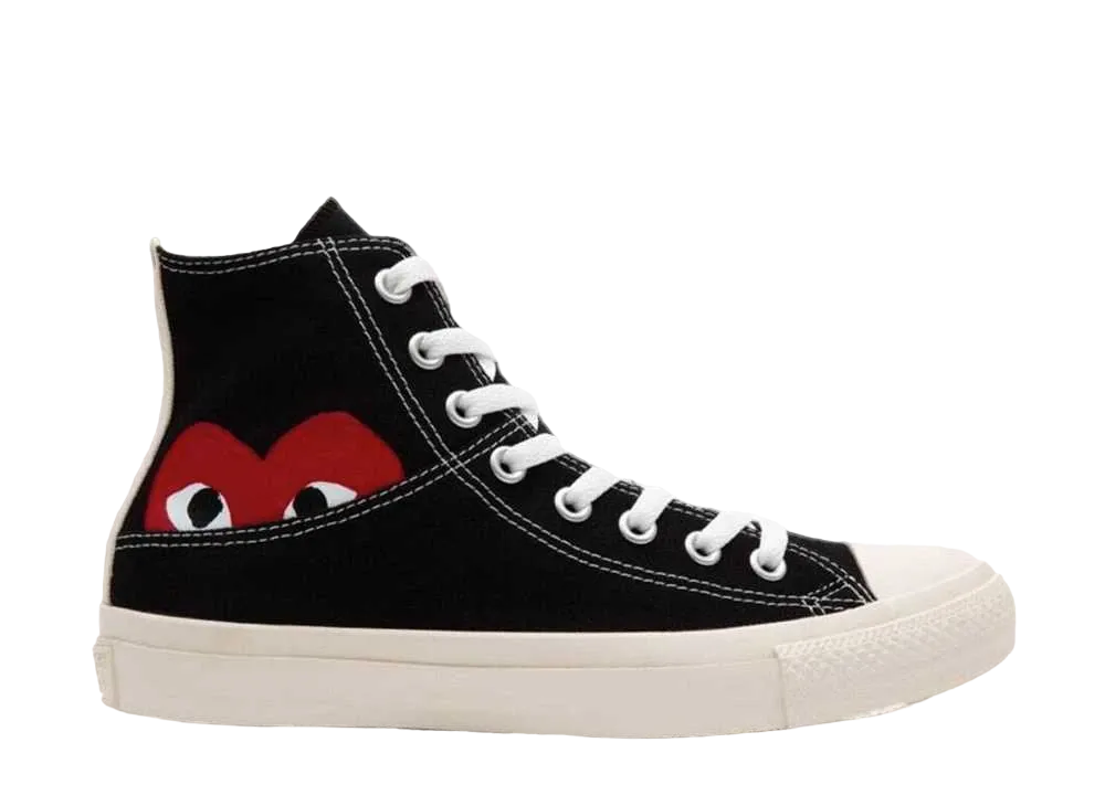 PLAY COMME des GARCONS × Converse Allstar Hi "Black"