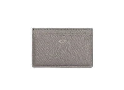 CELINE Card Holder in Grained Calfskin "Pebble"