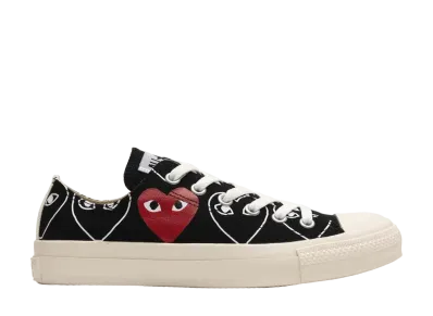 PLAY COMME des GARCONS × Converse Chuck Taylor Low "Black"