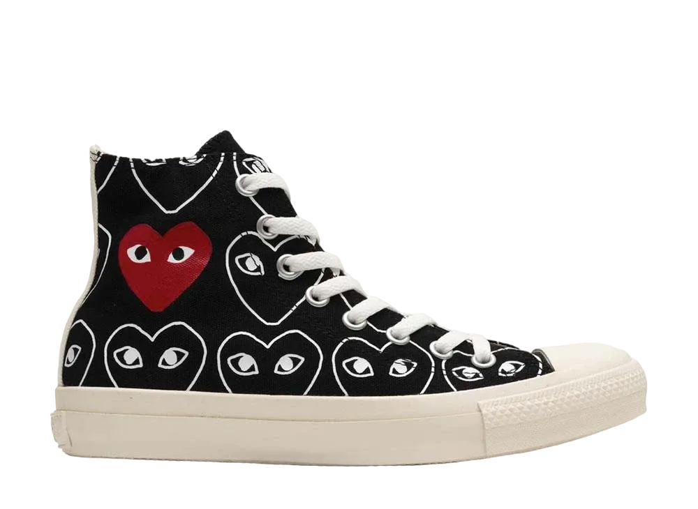 PLAY COMME des GARCONS × Converse Chuck Taylor Hi "Black"