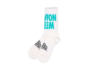 THE NETWORK BUSINESS atmos con collaboration with WON`EM Socks "White" TNBA001-0001