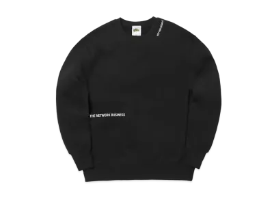 THE NETWORK BUSINESS Basic Line Crew Sweat "Black" TNBC005-BLK
