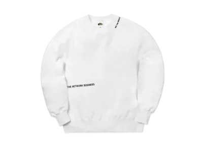 THE NETWORK BUSINESS Basic Line Crew Sweat "White" TNBC005-WHT