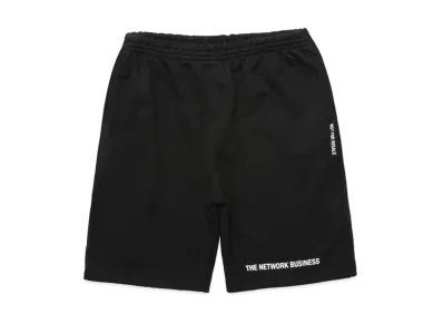THE NETWORK BUSINESS Basic Line Sweat Shorts "Black" TNBP005-BLK