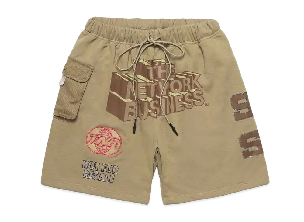 THE NETWORK BUSINESS Sweat Short Pants "Beige" TNBP009