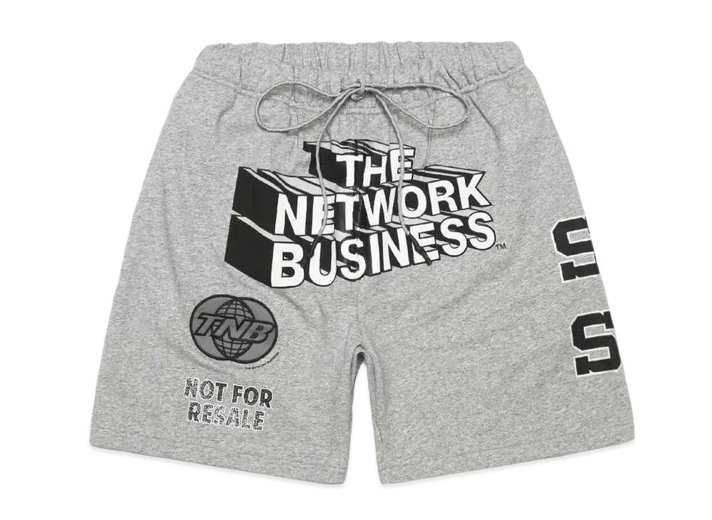 THE NETWORK BUSINESS Sweat Short Pants "Gray" TNBP010-0055