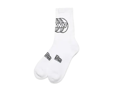 THE NETWORK BUSINESS TNB Logo Socks "White" TNBA005-0001