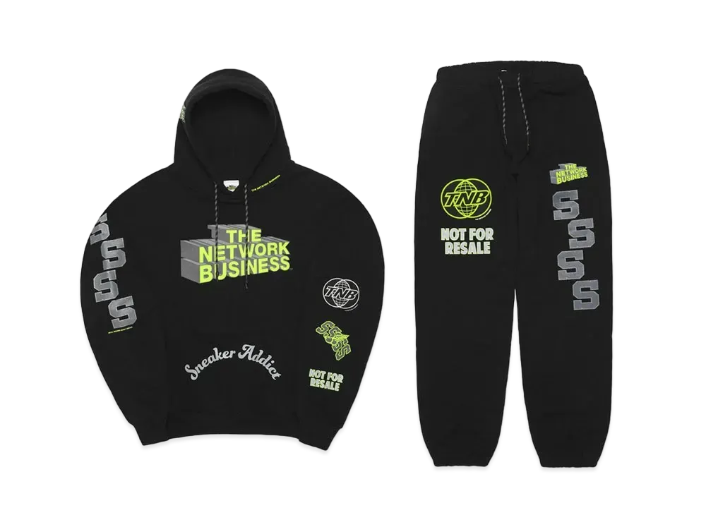 THE NETWORK BUSINESS US Cotton Set up "Black" TNB001