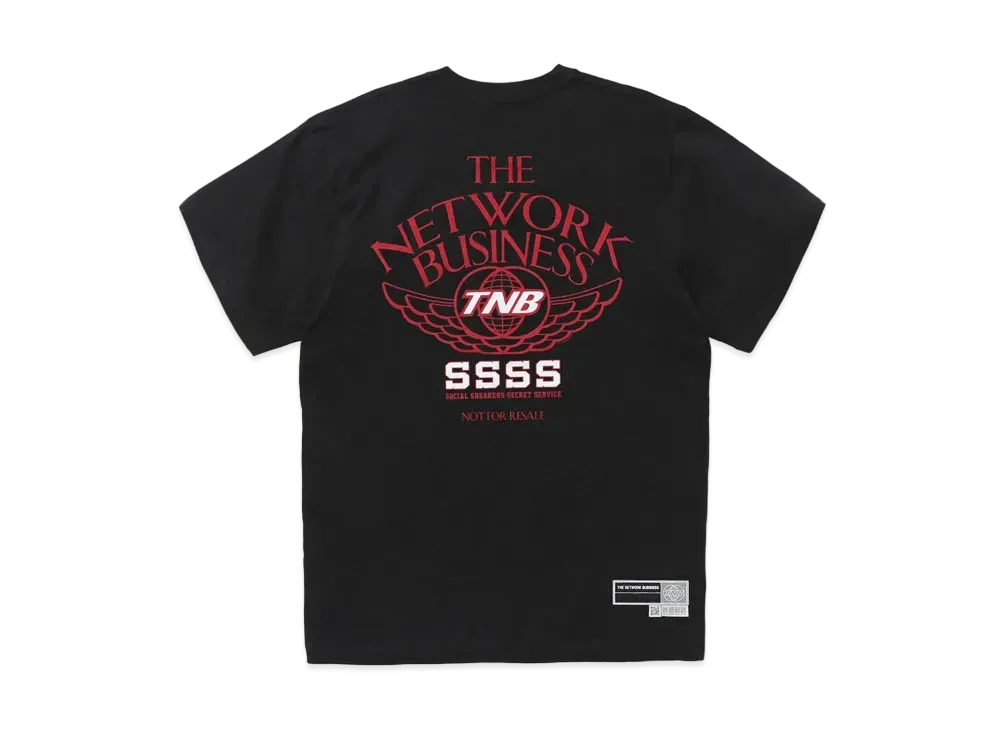 THE NETWORK BUSINESS WING T-shirt "Black" TNBC015-0029