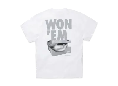 THE NETWORK BUSINESS WON'EM Tee "White × Grey" TNBC022-0018