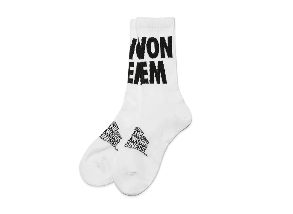THE NETWORK BUSINESS WON`EM Socks "White" TNBA002-WHT