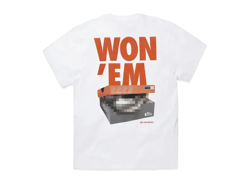 THE NETWORK BUSINESS WON`EM T-shirt "White" TNBC008-WHT