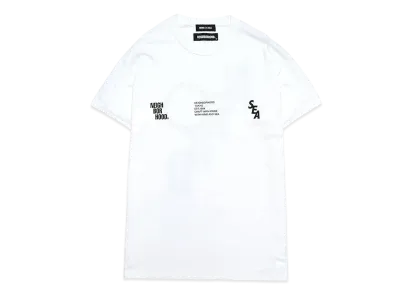 NEIGHBORHOOD WIND AND SEA NHWDS-3 / C-TEE . SS "White"