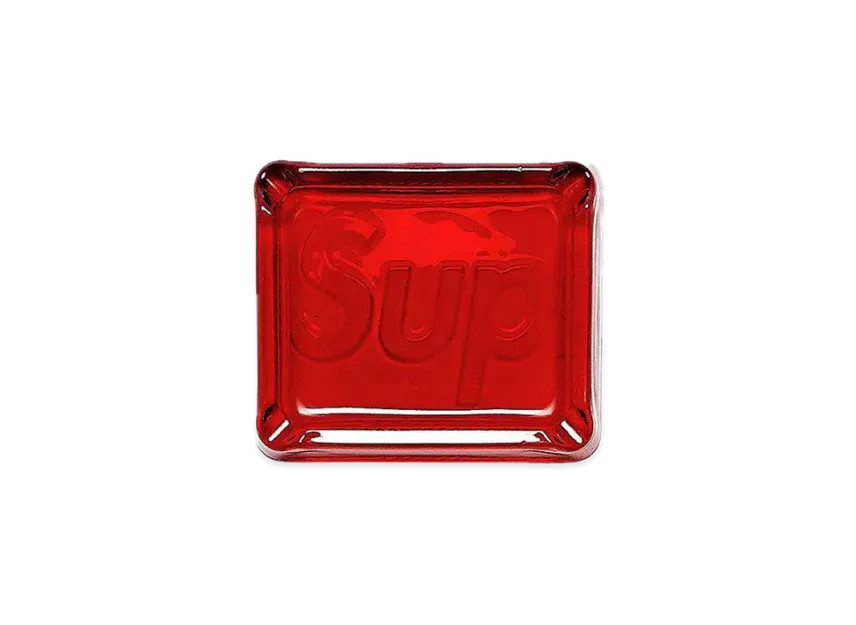 Supreme Debossed Glass Ashtray Supreme Debossed Glass Ashtray