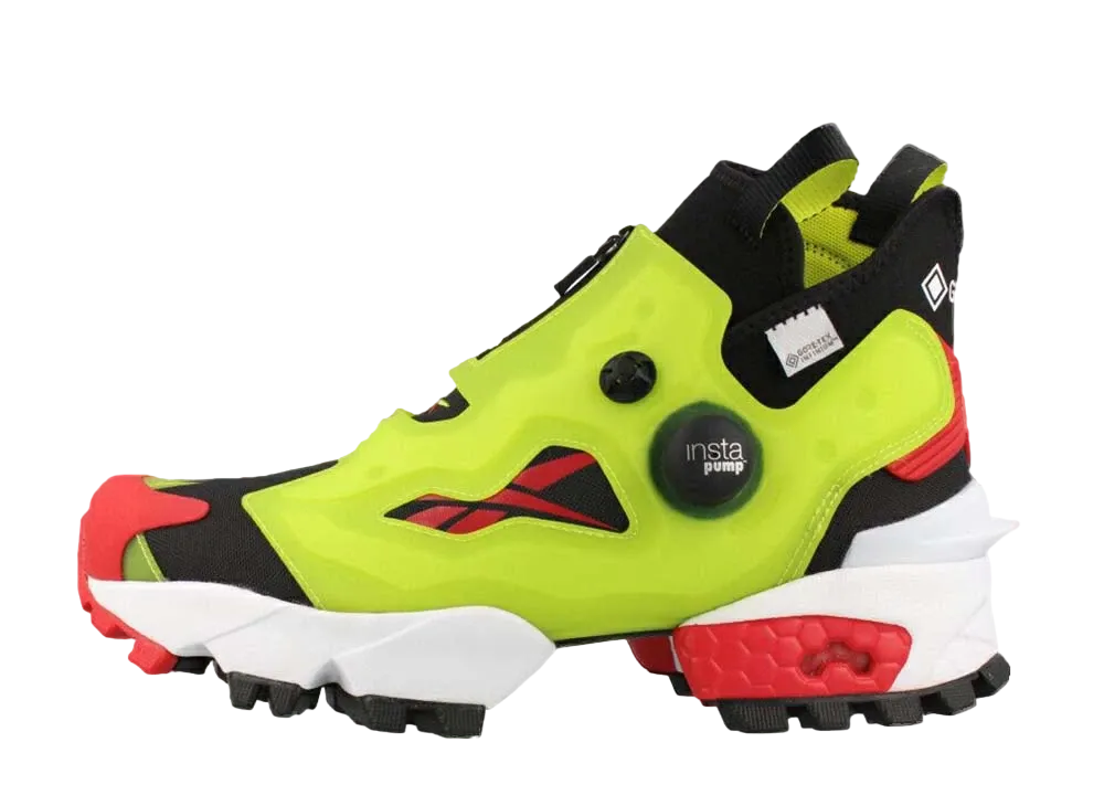 Reebok Classic Instapump Fury Gore-Tex "Black/Acid Yellow/Red"