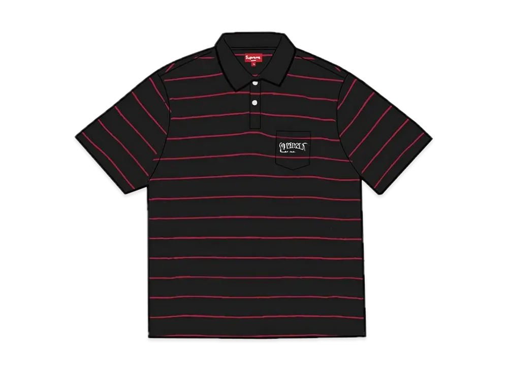 Supreme / Thrasher® Stripe Polo "Black"